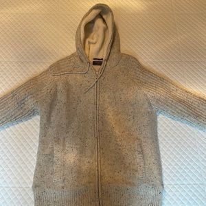 Large zip-up polyester lined jacket